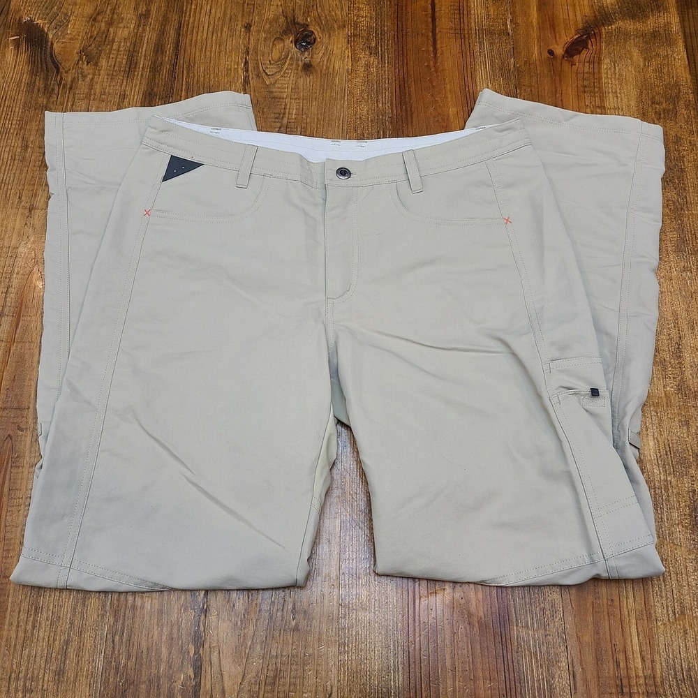 Patagonia Away From Home Womens 14 Tan Khaki Nylon Chino Pants